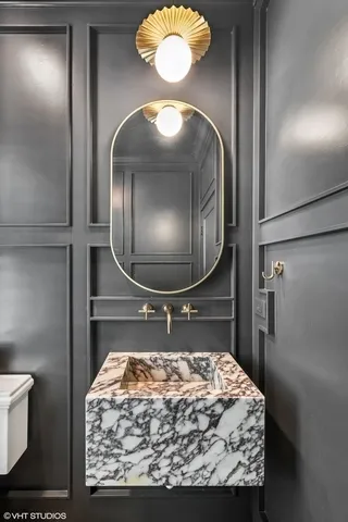 a view of a wooden door