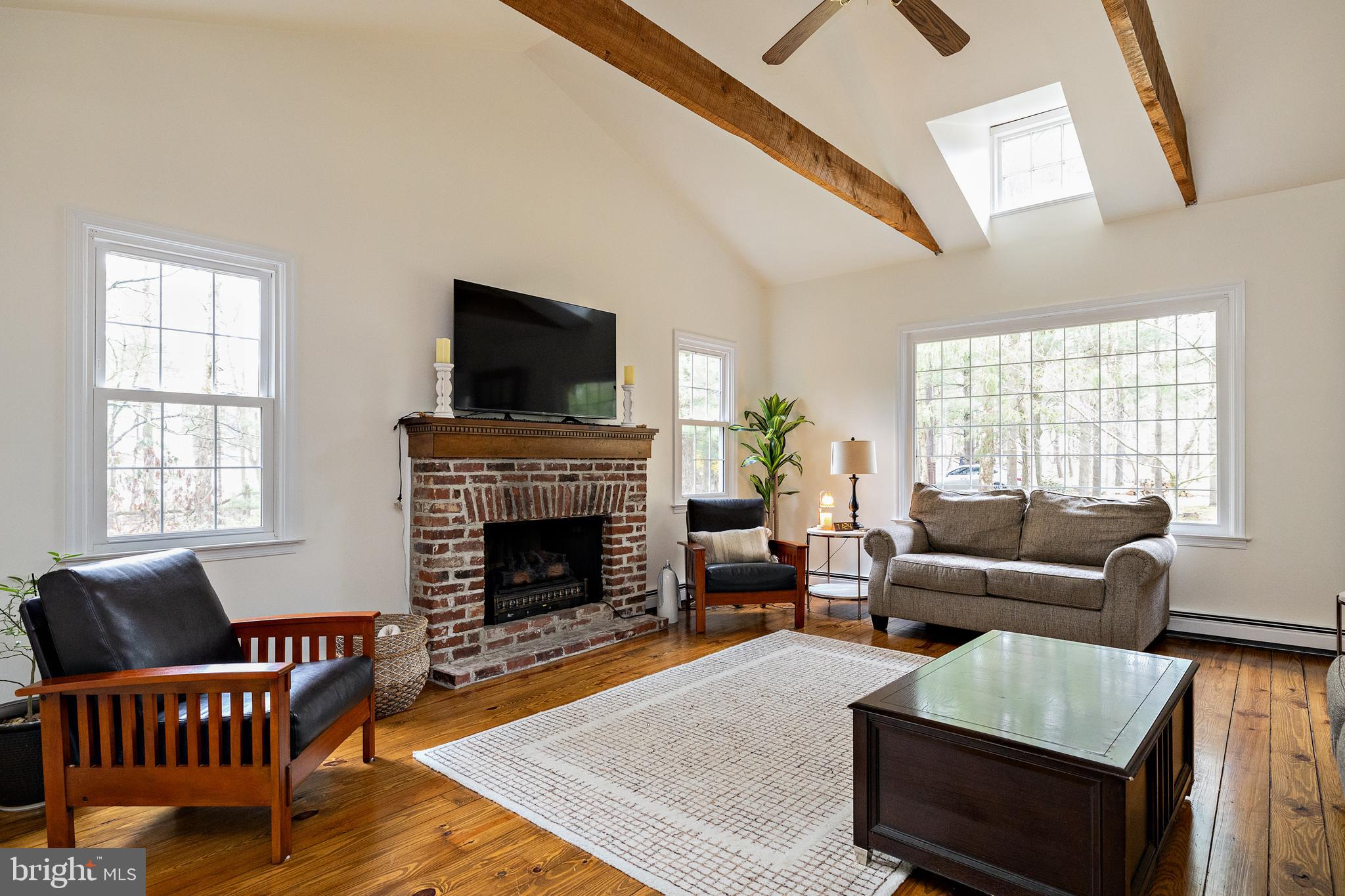 4 Good Intent Road Voorhees, NJ 08043 - Photo 7 of 63 Cathedral ceiling with exposed wooden beams