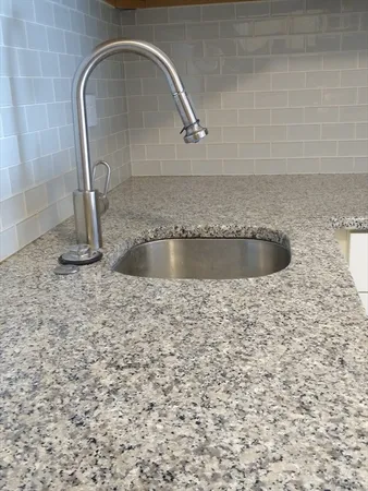 a close view of sink