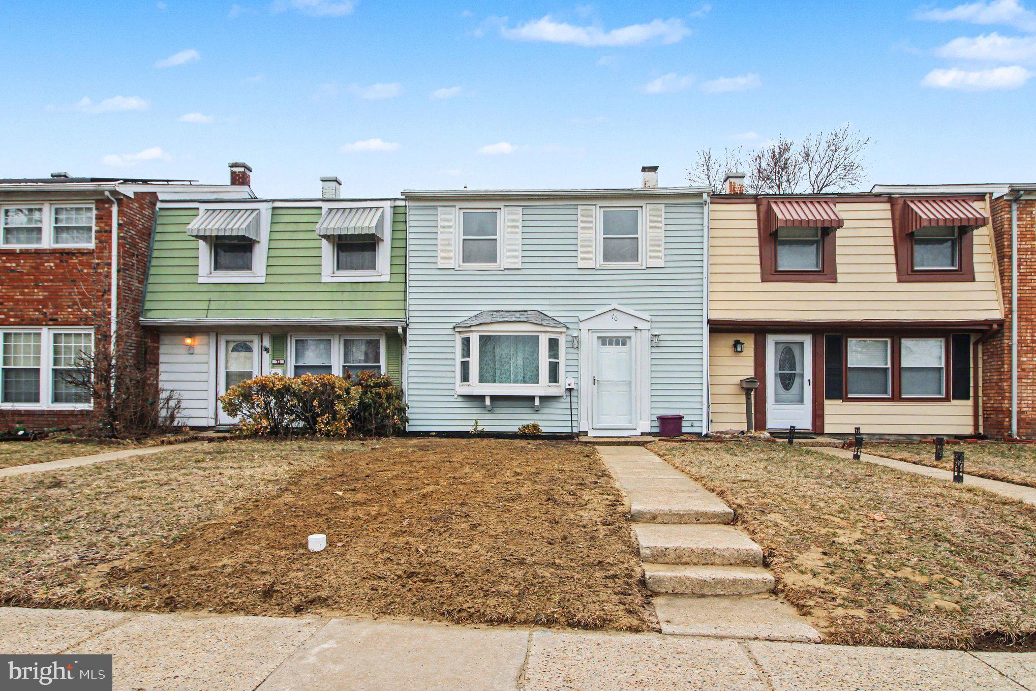 70 Rittenhouse Drive Willingboro, NJ 08046 - Photo 2 of 25 a front view of a house with a yard