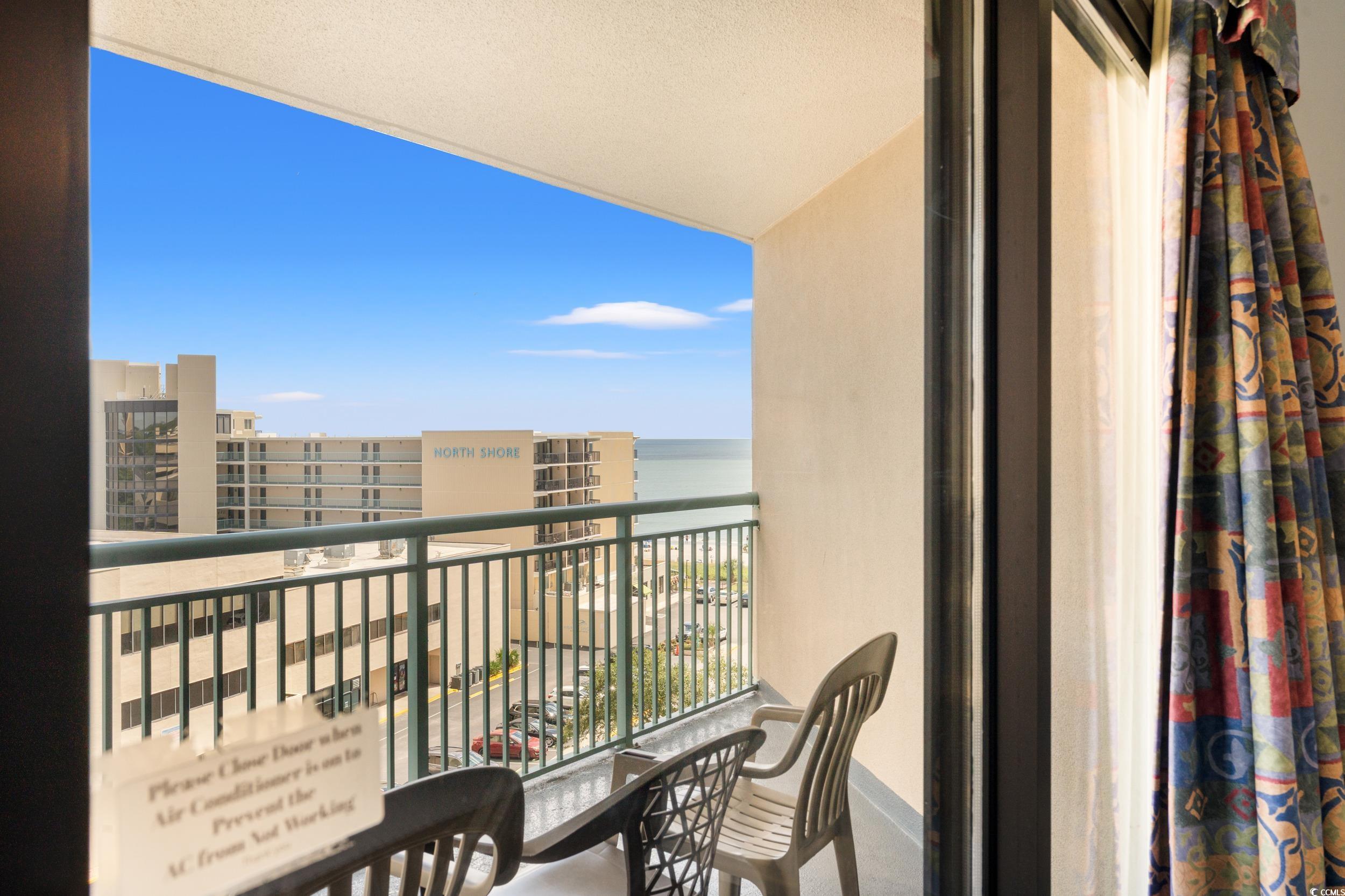 201N 74th Avenue North, Unit 601 Myrtle Beach, SC 29572 - Photo 10 of 35 Balcony with a water view