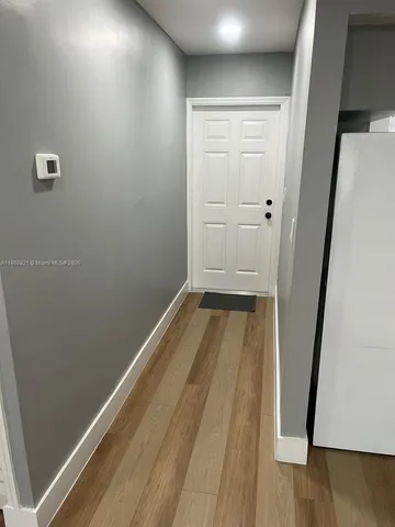 a view of front door