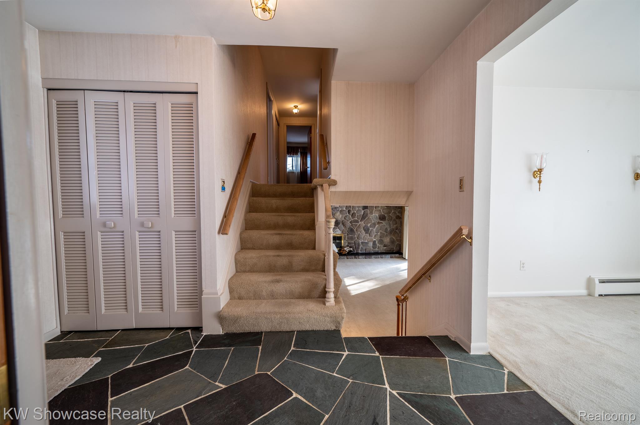 7090 Valleybrook Road West Bloomfield, MI 48322 - Photo 11 of 76 Foyer leads to up/down stairs.