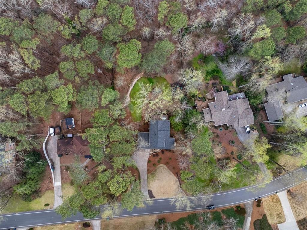 2415 Roxburgh Drive Roswell, GA 30076 - Photo 54 of 62 an aerial view of a residential houses with outdoor space