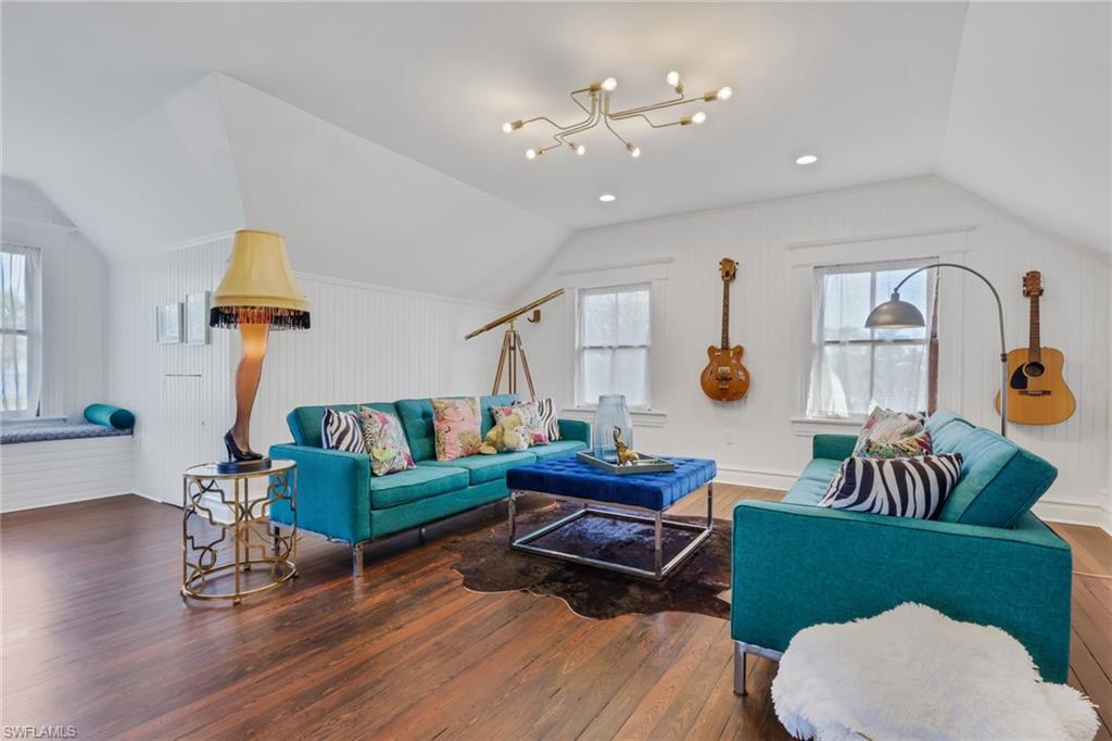 2582 First Street Fort Myers, FL 33901 - Photo 27 of 35 a living room with furniture and wooden floor
