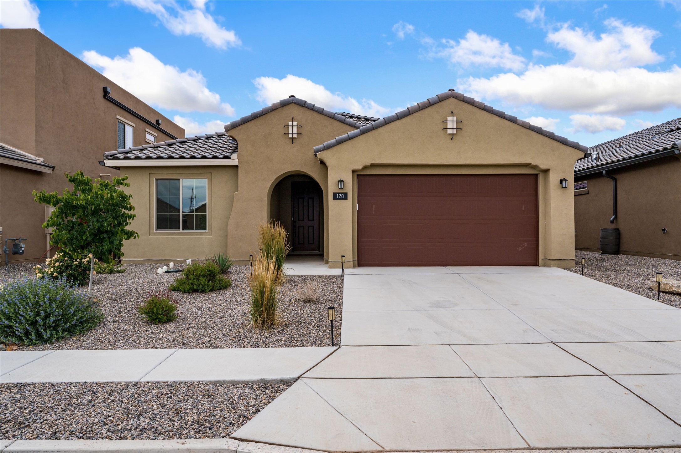 Beautifully landscaped front entrance
