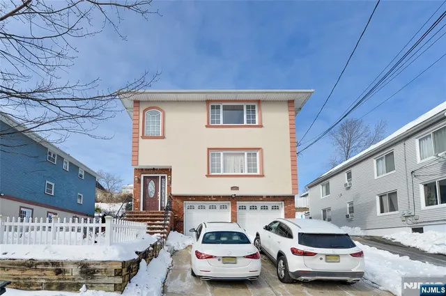 a car parked in front of a building