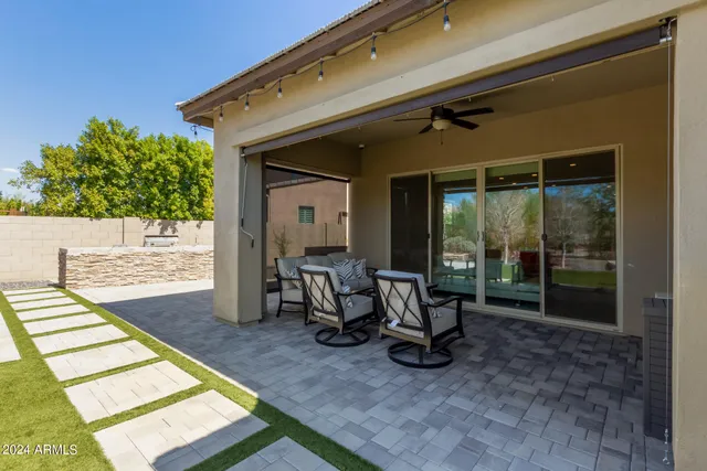 a view of a lounge chair in the balcony