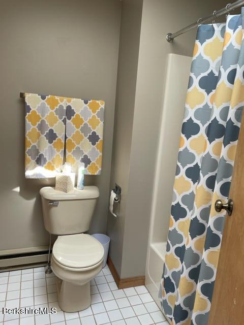76 Louden Bethlehem Road Otis, MA 01253 - Photo 38 of 54 a white toilet sitting next to a shower curtain