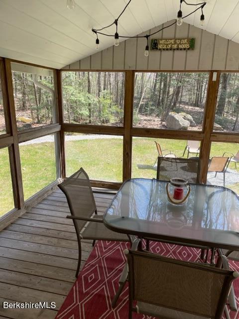 76 Louden Bethlehem Road Otis, MA 01253 - Photo 42 of 54 a view of a dining room with furniture window and outside view
