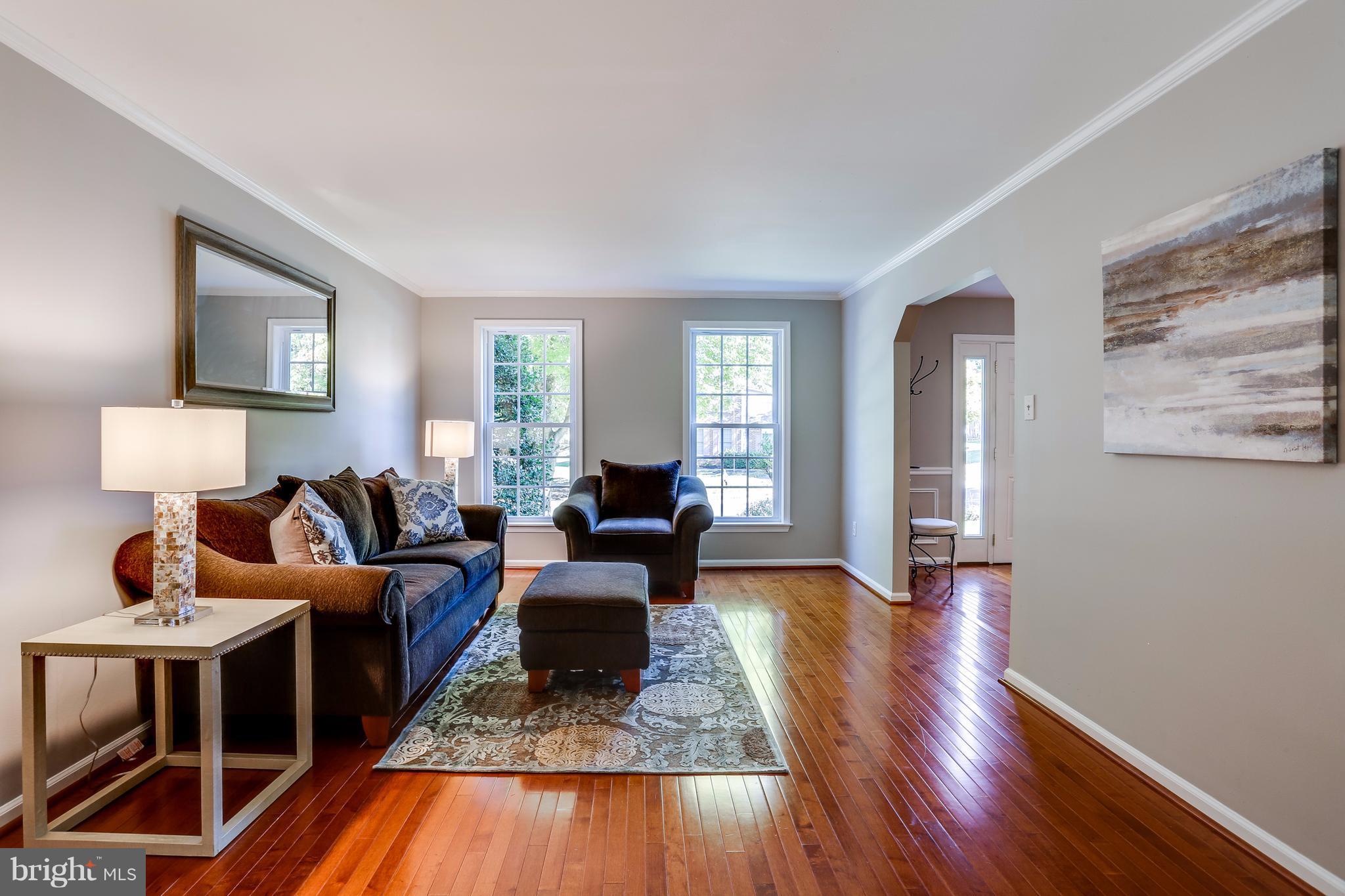8241 Rippling Branch Road Laurel, MD 20723 - Photo 12 of 30 Living Room- Hardwood Flooring