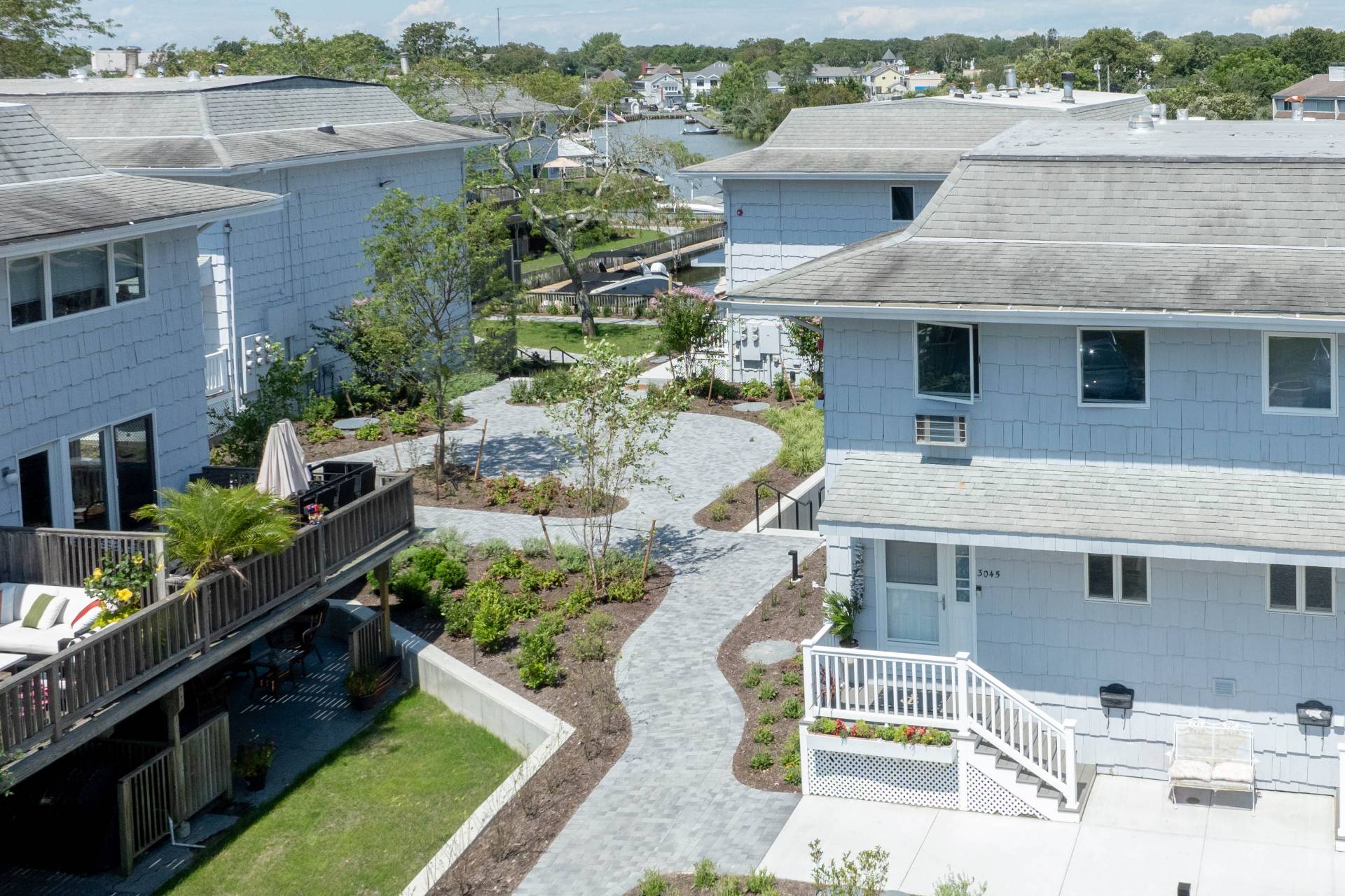 3045 Mitchell Road Westhampton Beach, NY 11978 - Photo 24 of 25 an aerial view of a house with a yard