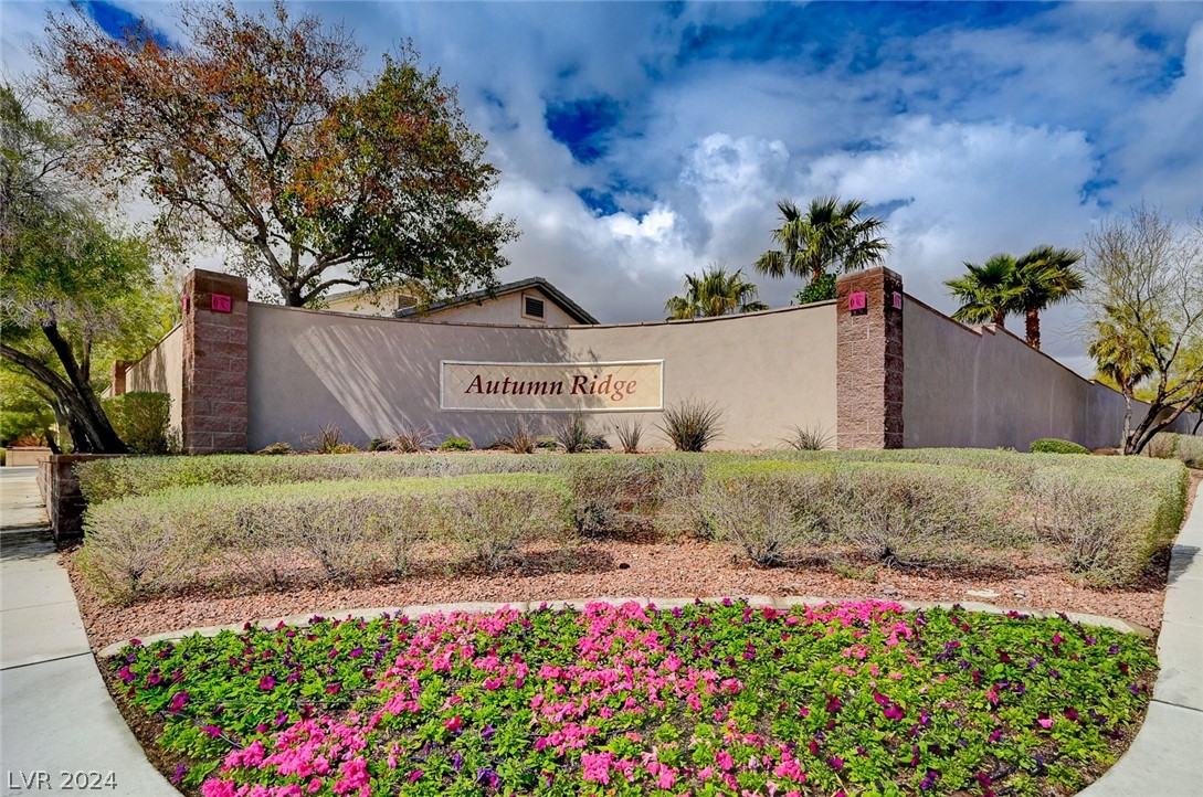 3216 Rushing Waters Place Las Vegas, NV 89135 - Photo 42 of 46 Autumn Ridge Community Entrance