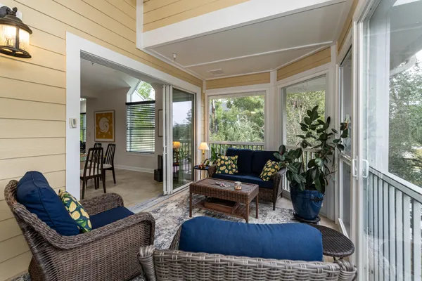 a view of livingroom with furniture and window