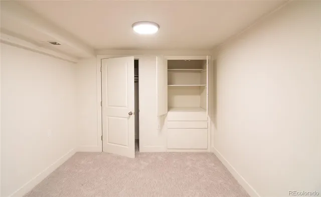 a view of an empty room