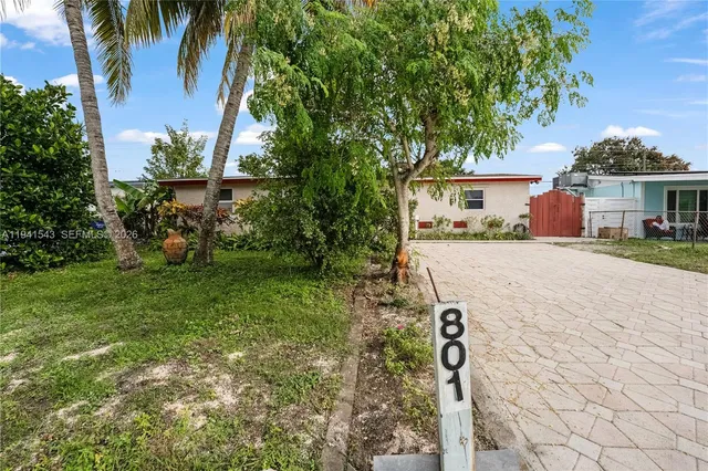 a street view with garden