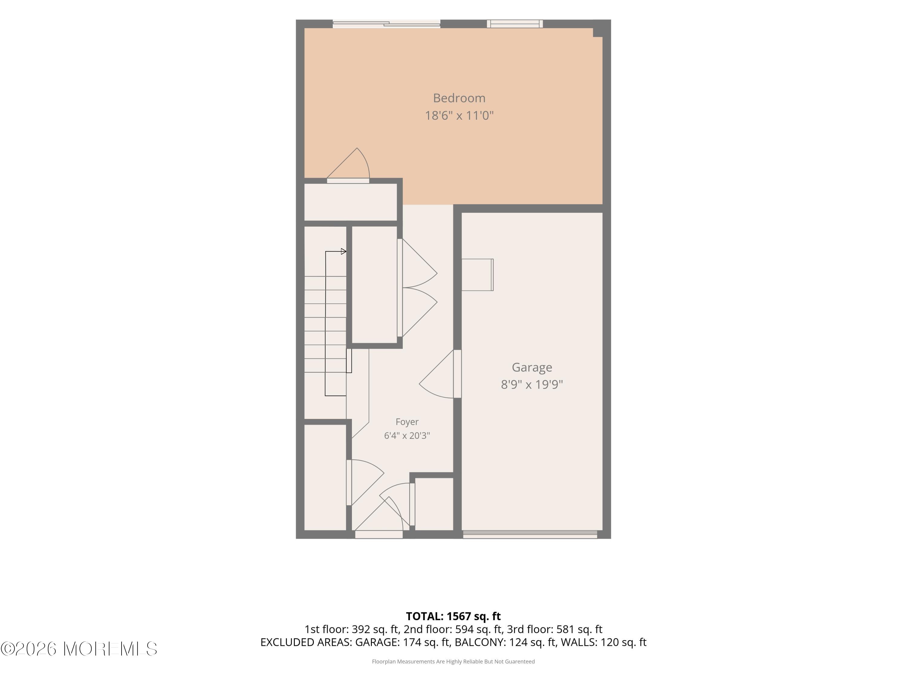 111 Spirit Way Brick, NJ 08723 - Photo 29 of 30 Floorplan 1st Floor