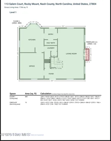 $265,000 | 113 Salem Court, Rocky Mount, NC 27804
