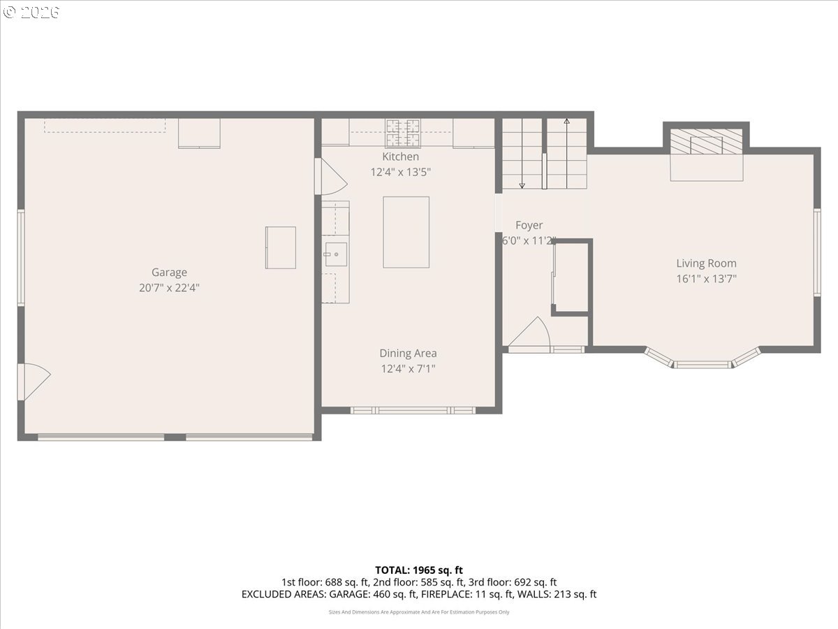3130 Southwest 116th Avenue Beaverton, OR 97005 - Photo 44 of 44 a picture of a floor plan