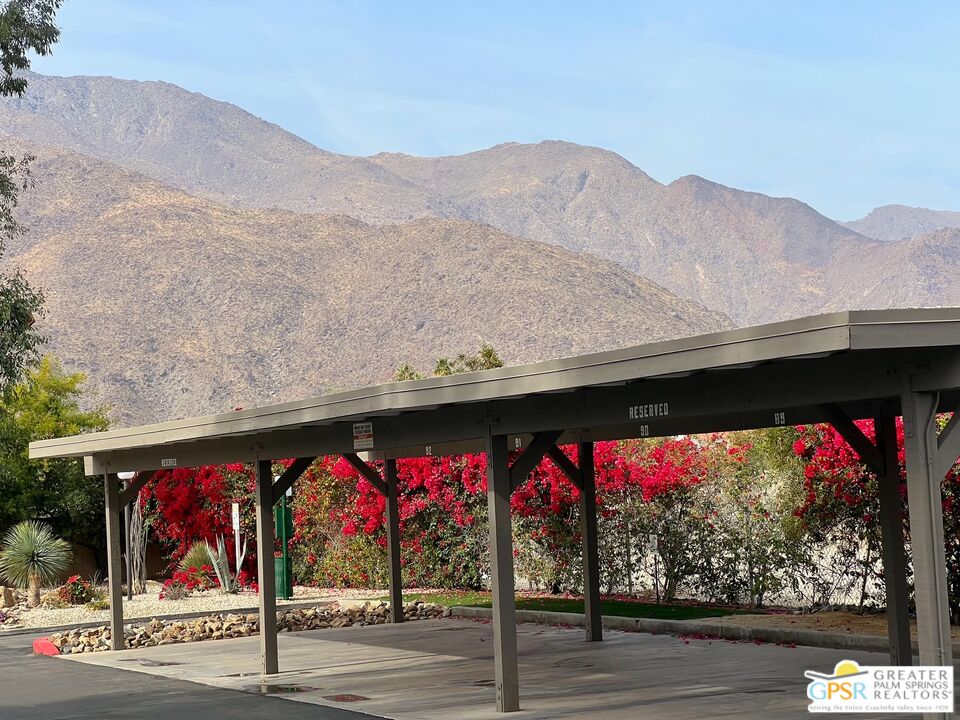 1050 Ramon Road, Unit 83 Palm Springs, CA 92264 - Photo 20 of 32 a view of street from a balcony