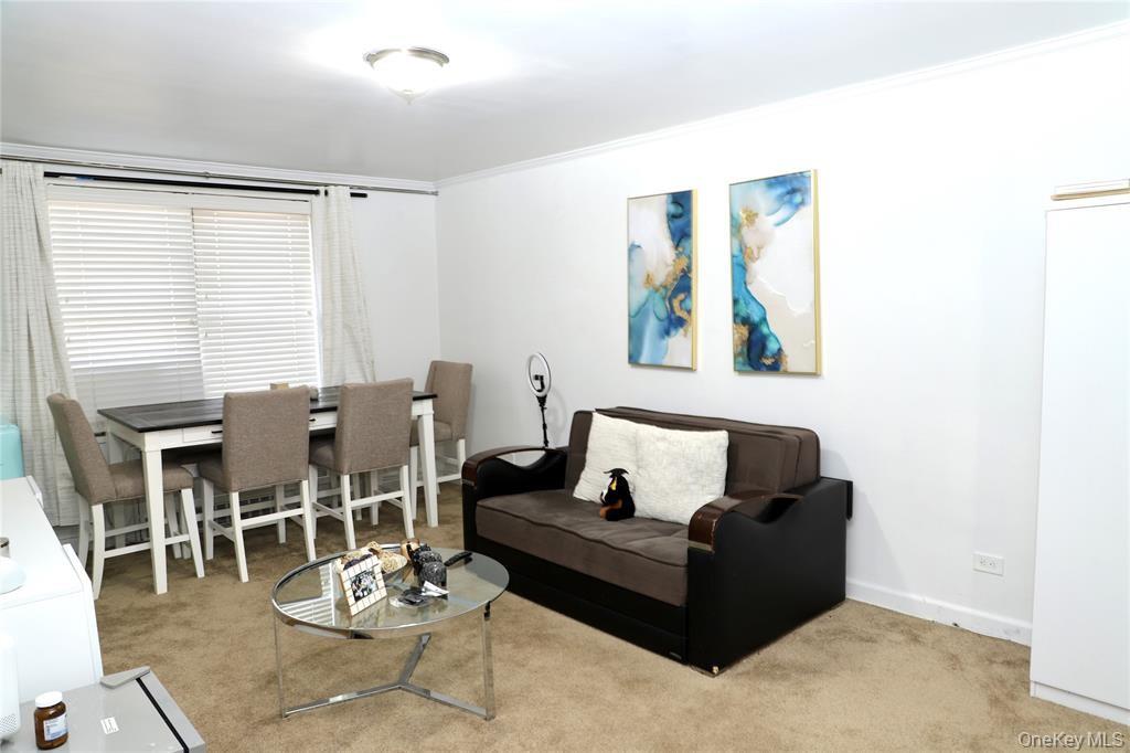 150-29 72nd Road, Unit 5C Queens, NY 11367 - Photo 17 of 34 a living room with furniture and a large window