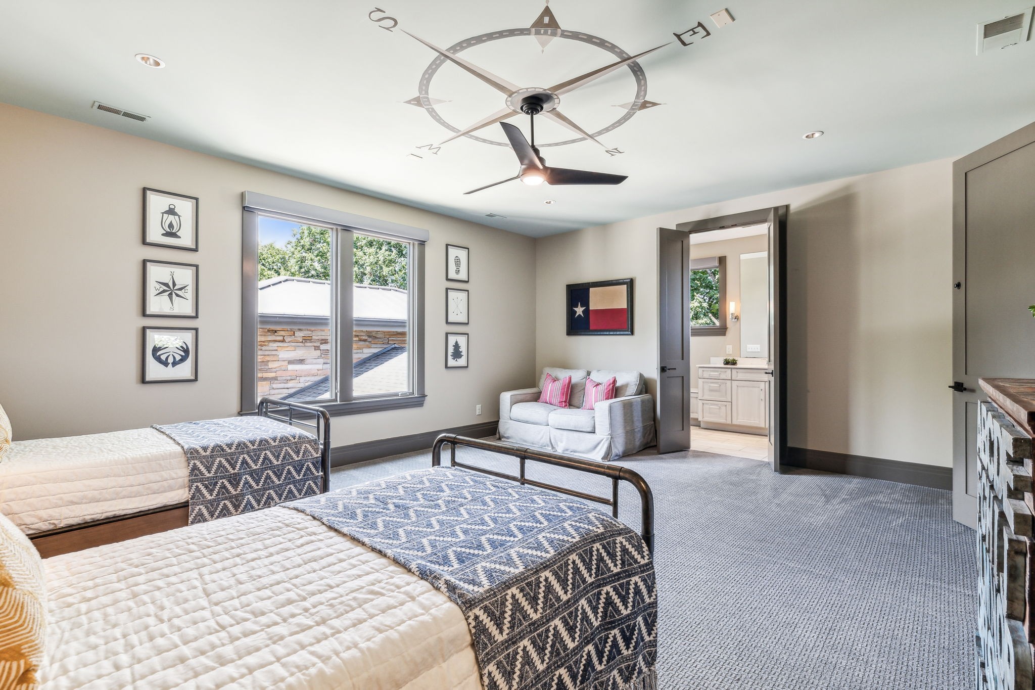 3401 Trimble Road Nashville, TN 37215 - Photo 36 of 55 a bedroom with furniture and windows