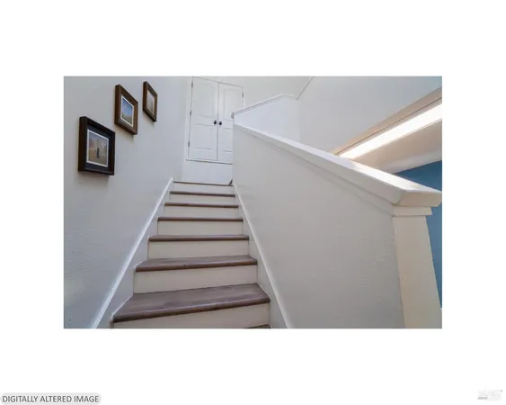 a couple of table and chair in front of door