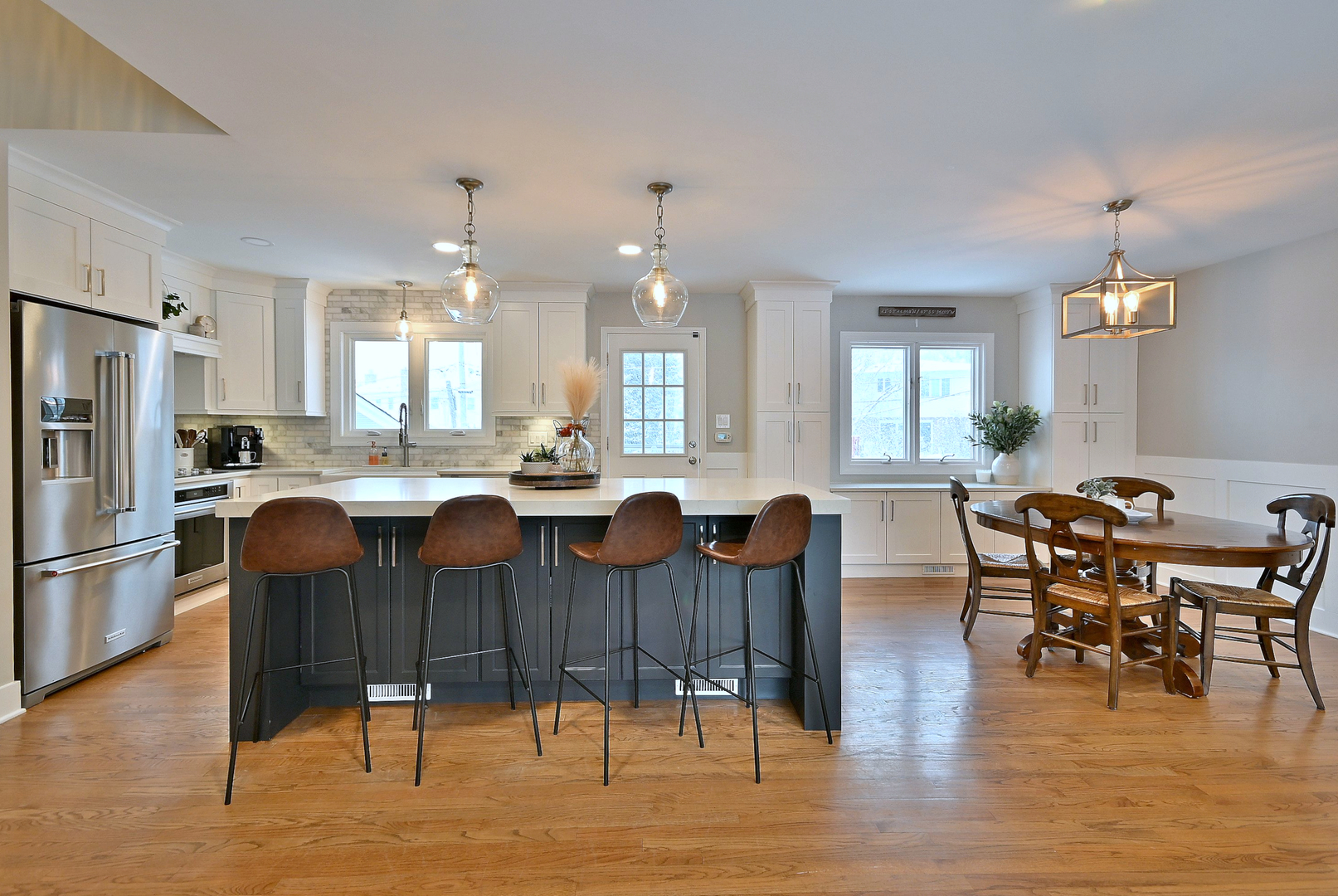 366 Marion Street Elmhurst, IL 60126 - Photo 14 of 41 a large kitchen with a table and chairs