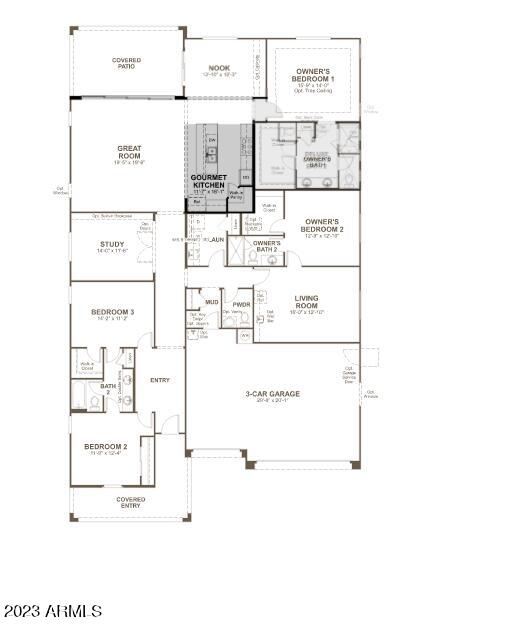 19685 East Rosa Road Queen Creek, AZ 85142 - Photo 2 of 2 WPE-68-Floorplan