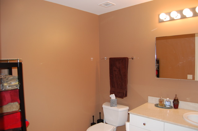8 East Randolph Street, Unit 1803 Chicago, IL 60601 - Photo 14 of 16 a bathroom with a sink mirror vanity and toilet
