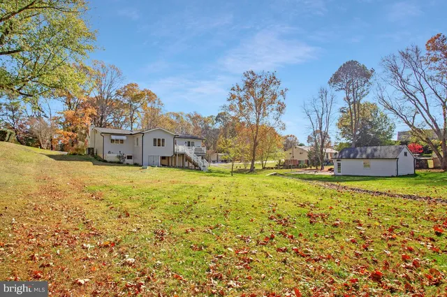 a house view with a garden