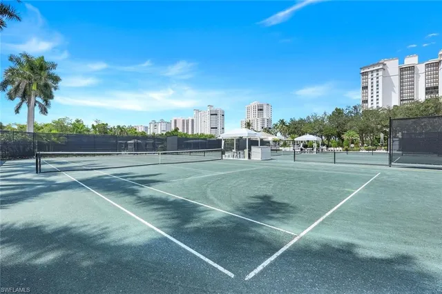 a view of a tennis court