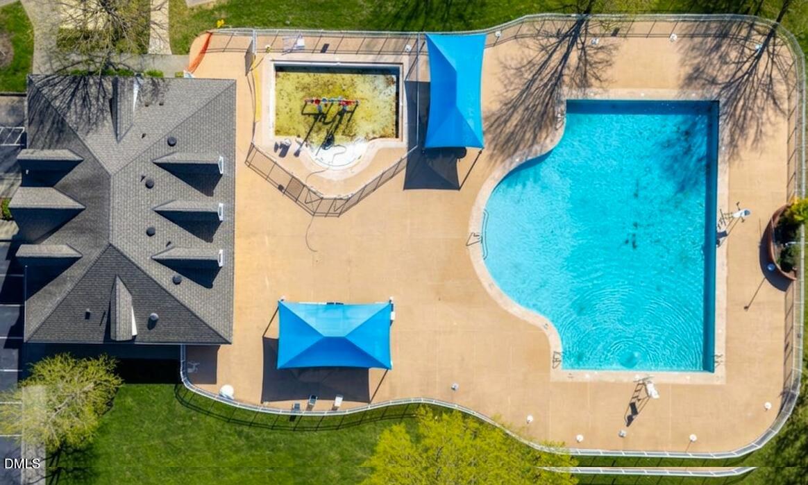 2621 Hamlet Green Drive Raleigh, NC 27614 - Photo 20 of 20 an aerial view of a house having yard