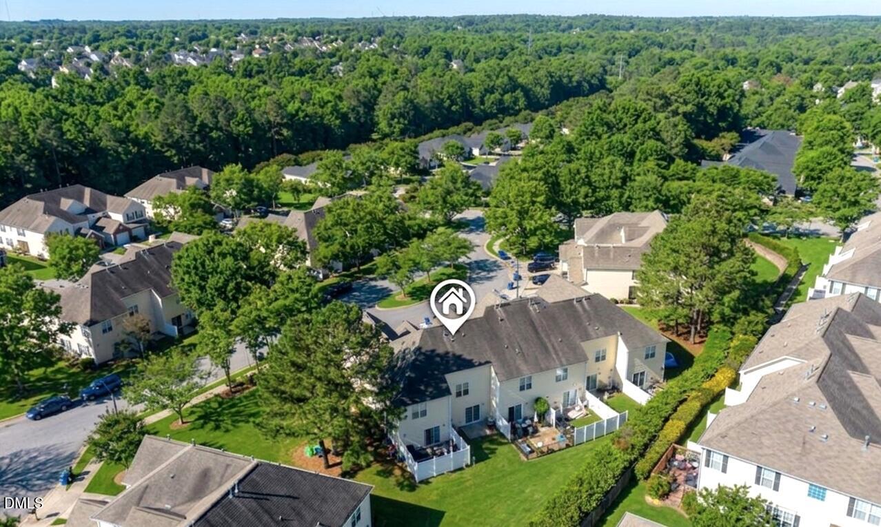 2621 Hamlet Green Drive Raleigh, NC 27614 - Photo 3 of 20 an aerial view of a house with a yard basket ball court and outdoor seating