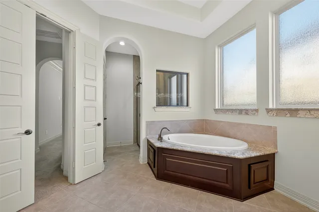 a view of a livingroom with chandelier