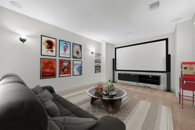 a view of outdoor space with seating area