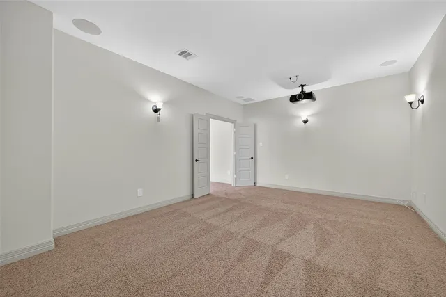 a front view of a building