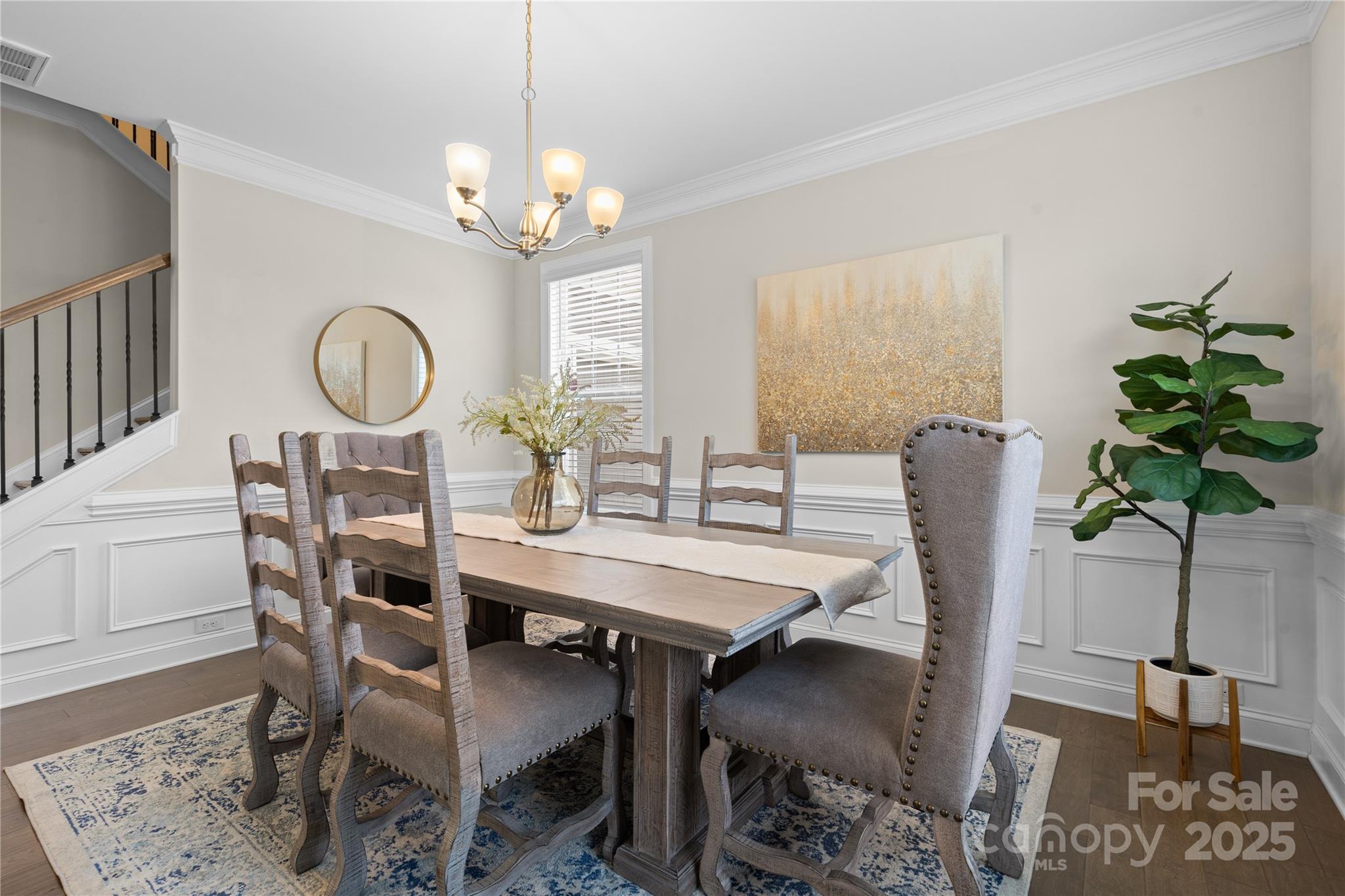 7035 Bareland Road Fort Mill, SC 29707 - Photo 7 of 47 a view of a dining room with furniture and wooden floor