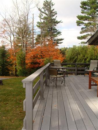 197 South Chesterfield Road Goshen, MA 01096 - Photo 17 of 29 a view of balcony with deck and outdoor seating