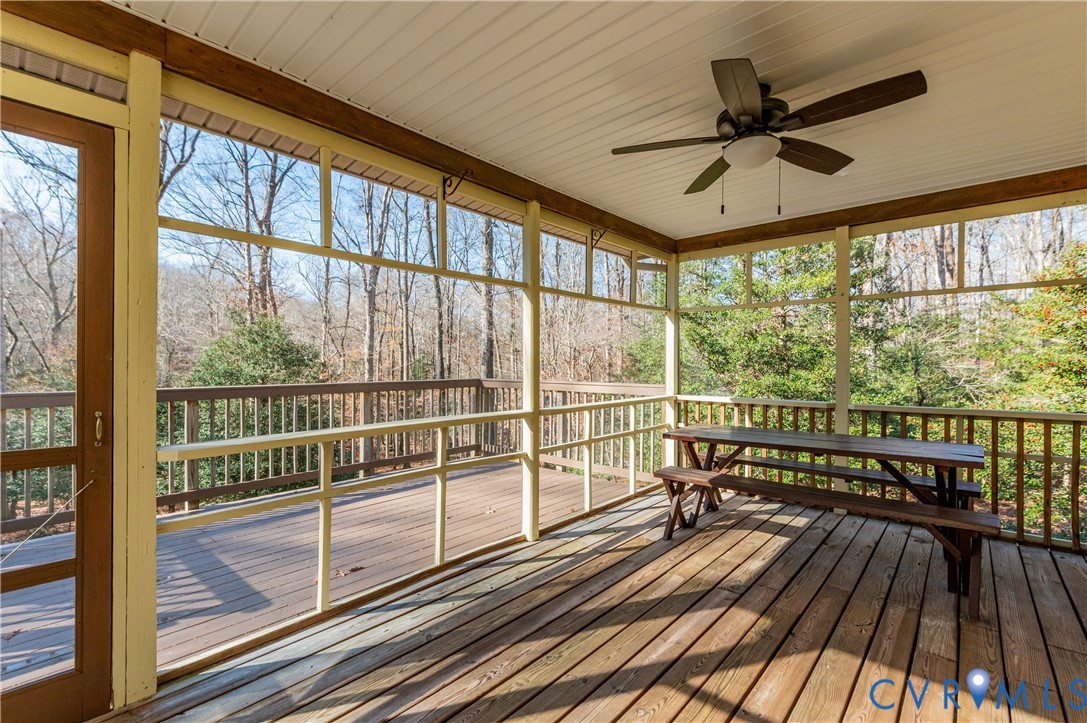14722 Swift Water Road Chesterfield, VA 23838 - Photo 37 of 50 a view of a balcony with wooden floor