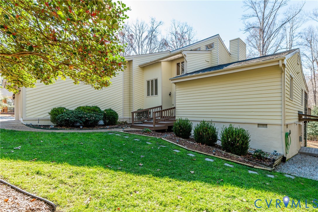 14722 Swift Water Road Chesterfield, VA 23838 - Photo 5 of 50 a view of a back yard of the house