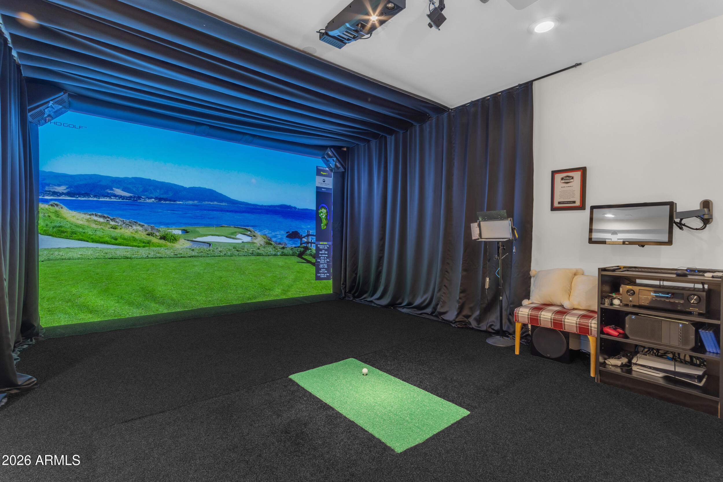 4611 East Desperado Road Gilbert, AZ 85297 - Photo 66 of 77 Golf Simulator