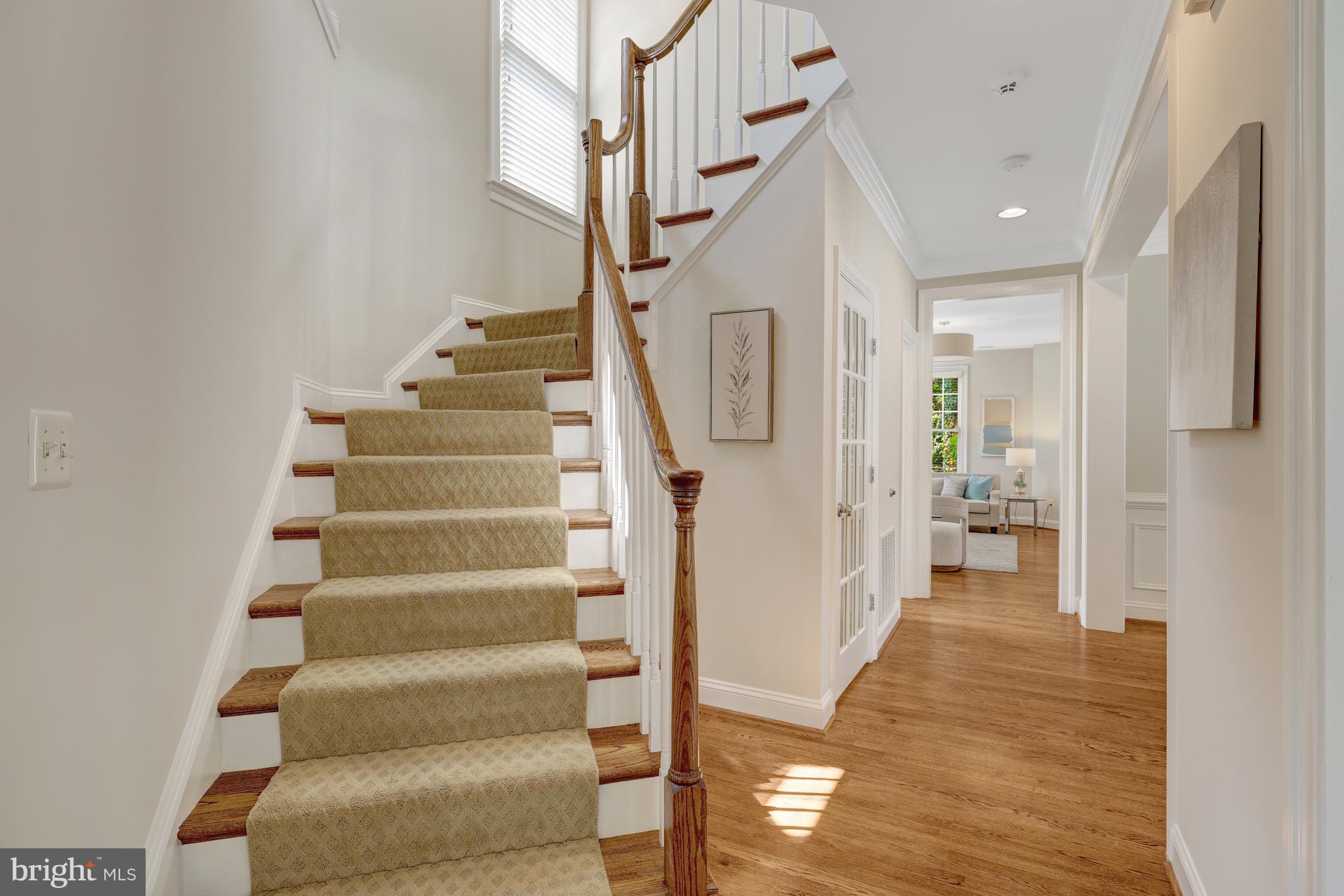 1519 Pathfinder Lane McLean, VA 22101 - Photo 26 of 54 a view of entryway and hall with wooden floor