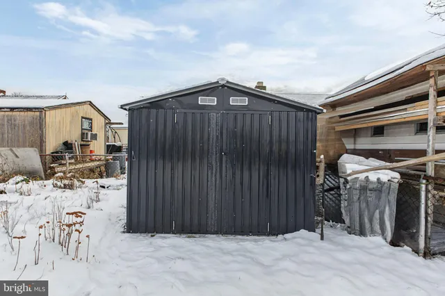 a view of outdoor space with seating