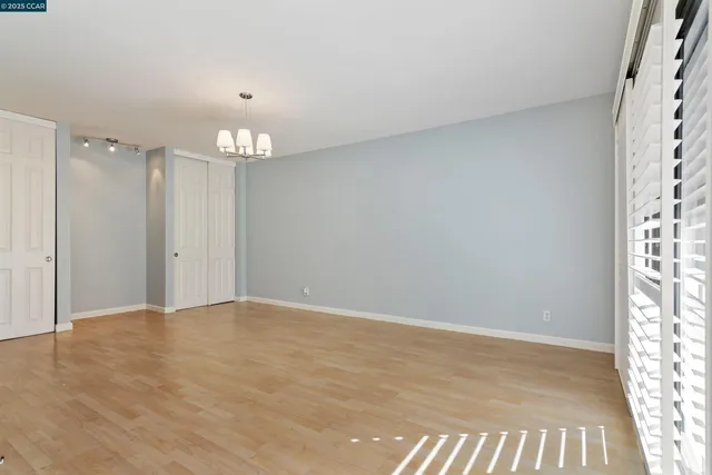 a view of a yard with large tree