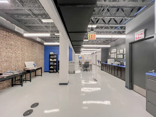 a very nice looking room with a large window