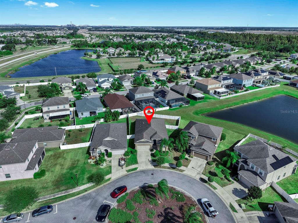 2408 Nighthawk Landing Court Ruskin, FL 33570 - Photo 37 of 50 an aerial view of multiple house