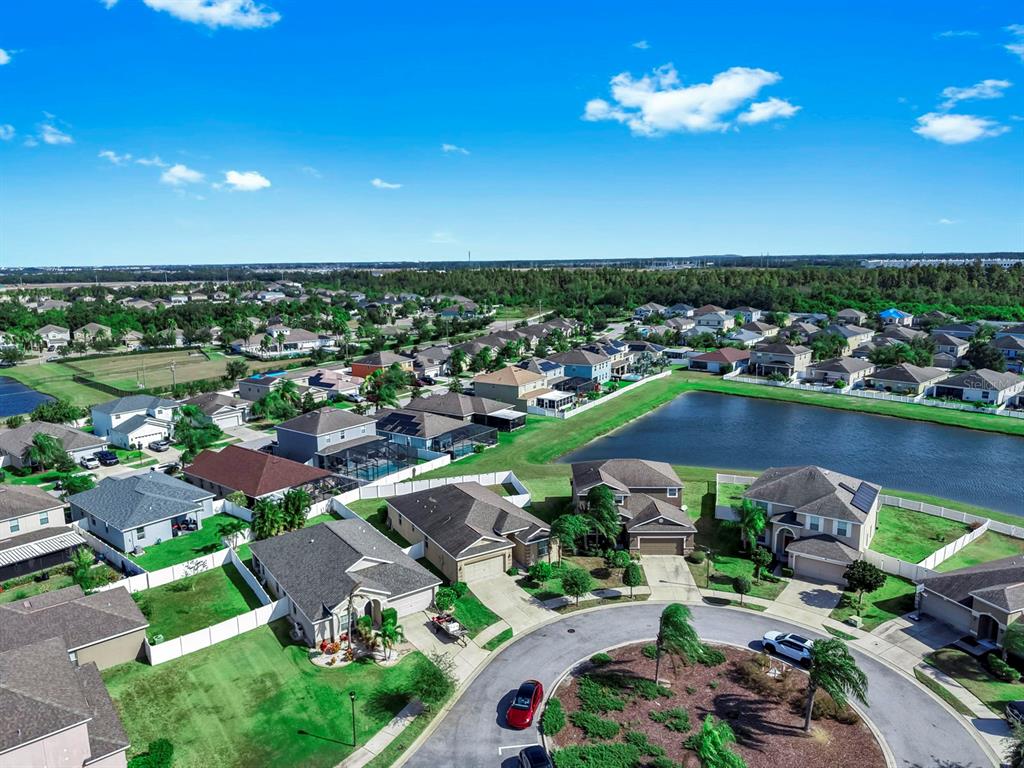 2408 Nighthawk Landing Court Ruskin, FL 33570 - Photo 42 of 50 a view of a city with a lake