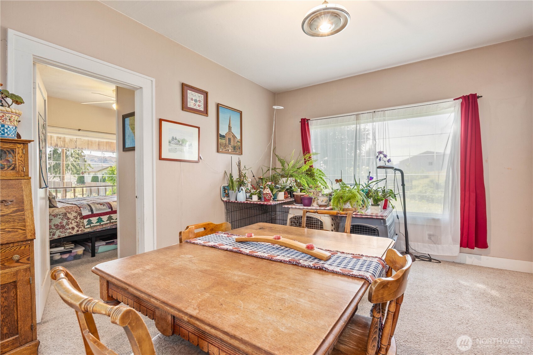 1281 Totem Pole Road Manson, WA 98831 - Photo 10 of 39 a dining room with furniture and window