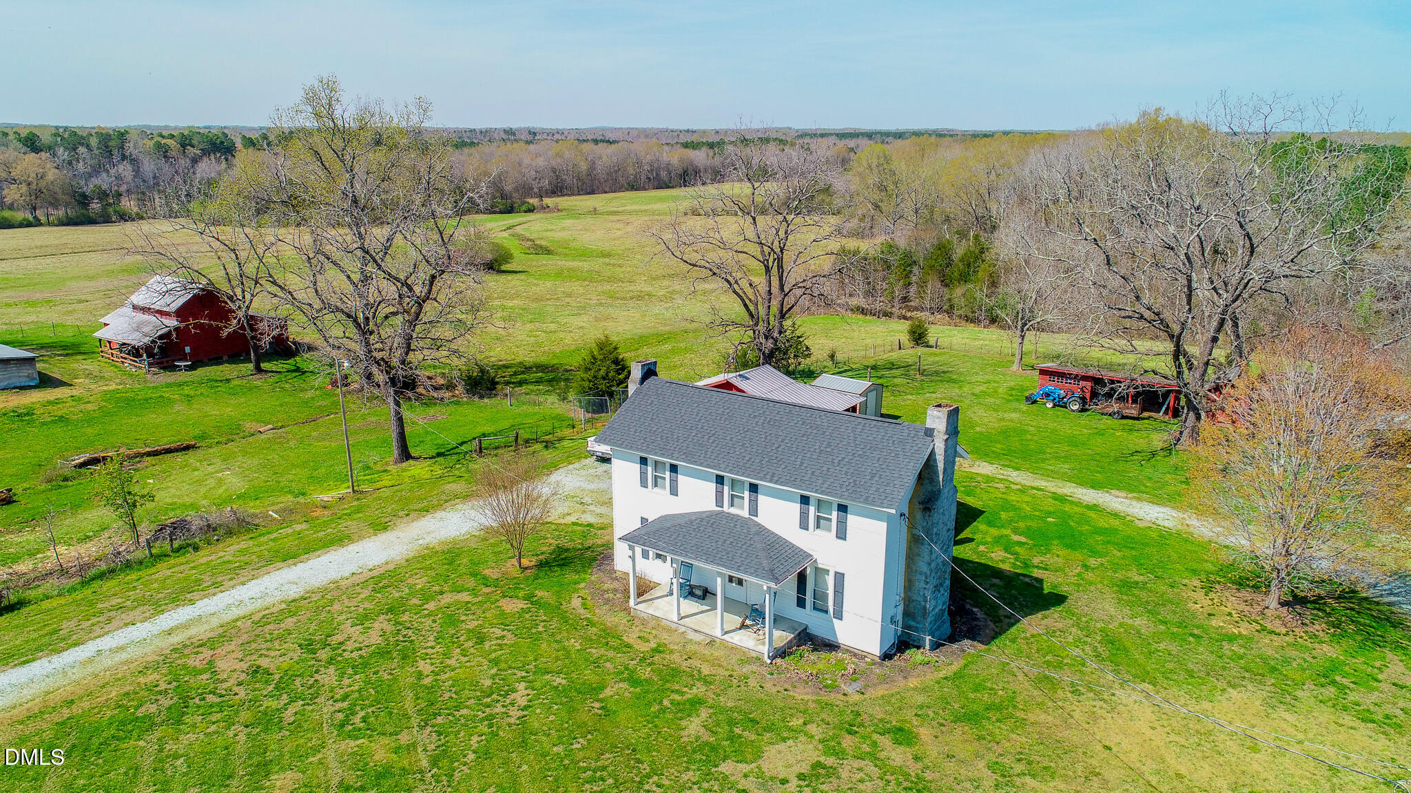 1001 Charlie Reade Road Timberlake, NC 27583 - Photo 1 of 64 an aerial view of a house with big yard